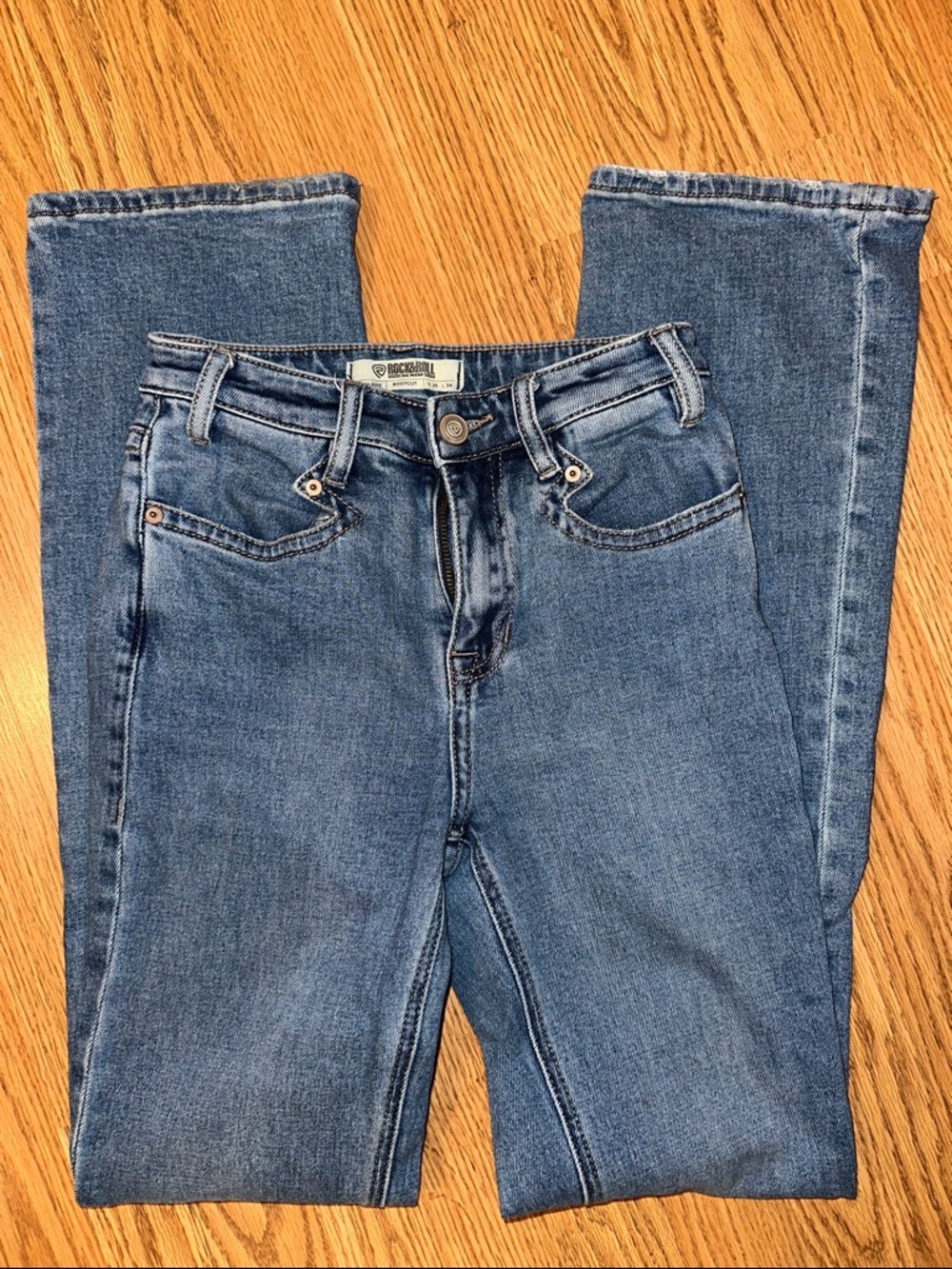 Rock & Roll Denim High Rise Boot Cut Jeans